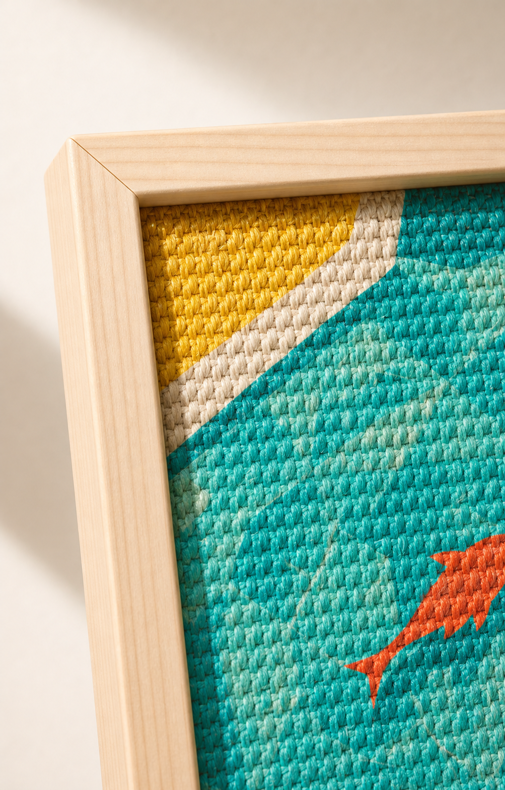 Lemon Pool Framed Cat Scratcher