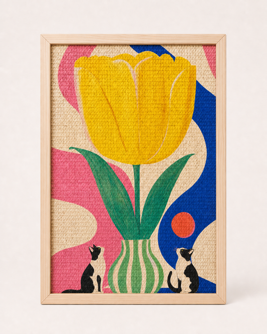 Tulip Daydream Framed Cat Scratcher