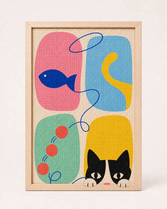 Play Windows Framed Cat Scratcher