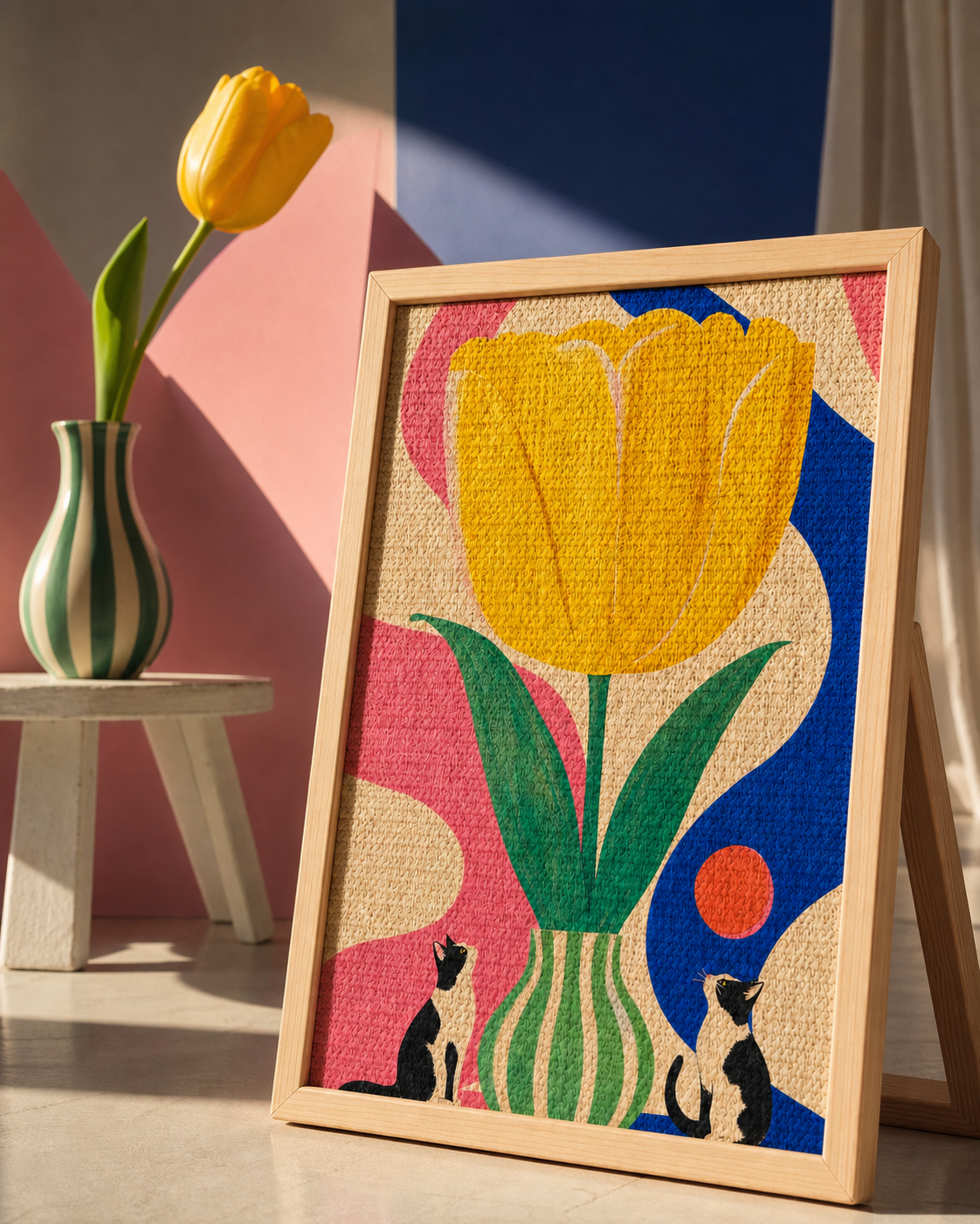 Tulip Daydream Framed Cat Scratcher