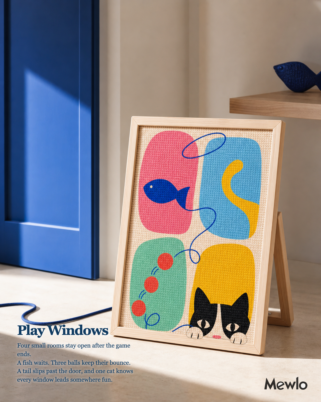 Play Windows Framed Cat Scratcher