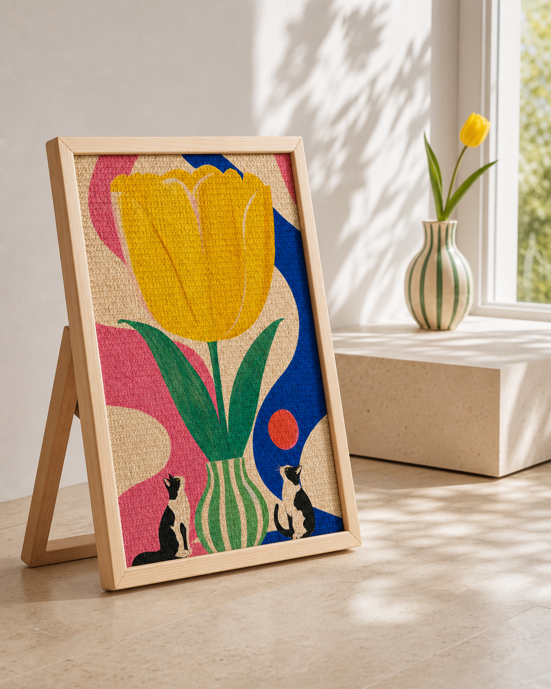Tulip Daydream Framed Cat Scratcher